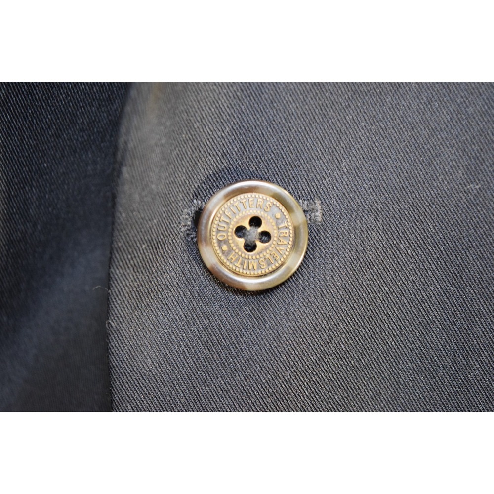 TravelSmith Blazer Jacket Navy Blue Men's 44S Travelers Hidden Pockets - Picture 2 of 16